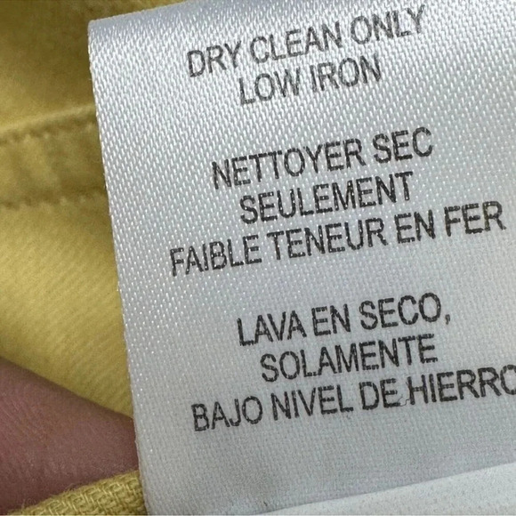 W by Worth Yellow & Beige Reversible Jacket Women’s Size L Large - Picture 6 of 9